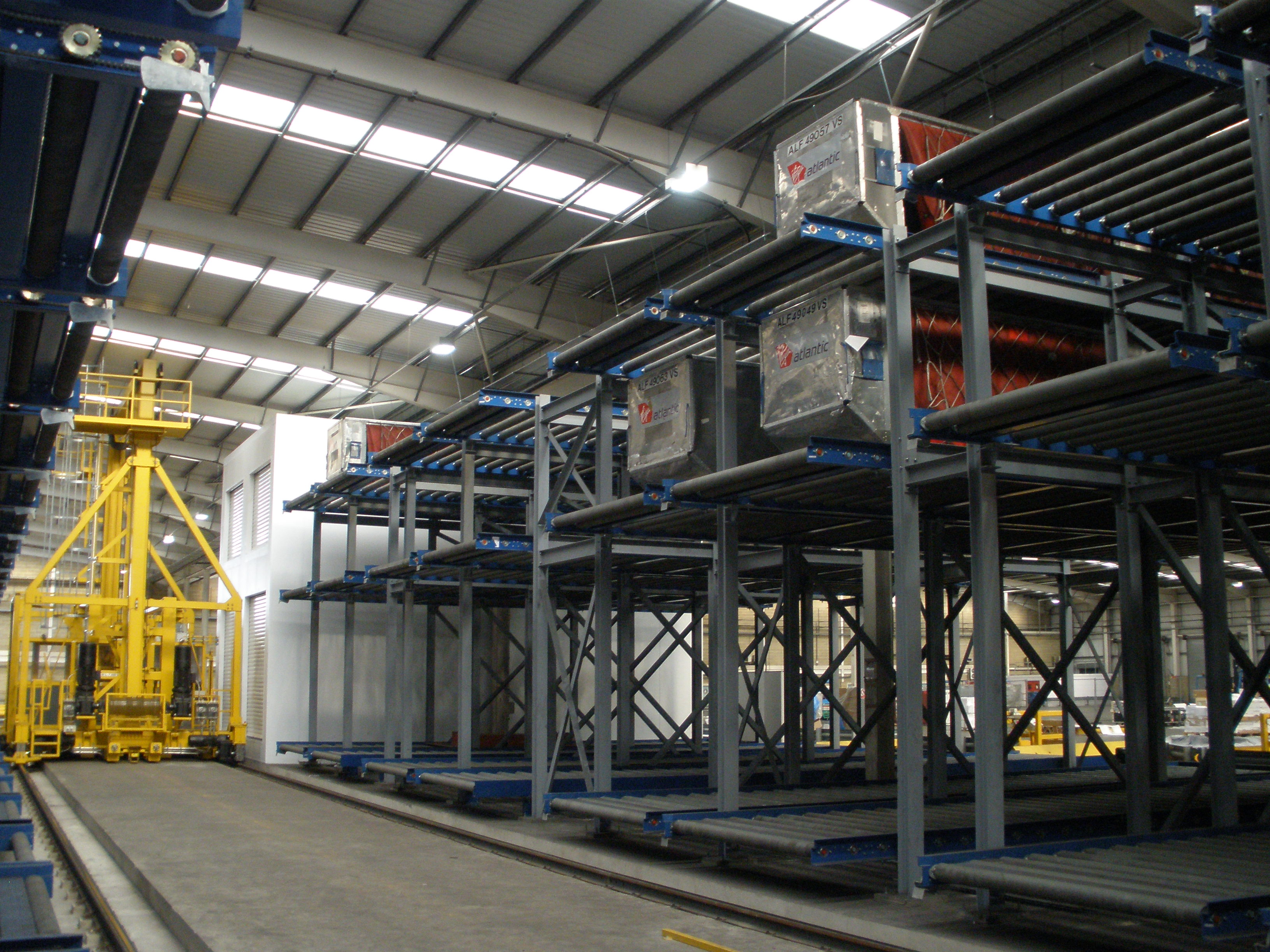 ETV elevating transfer pharma store ULD air cargo handling